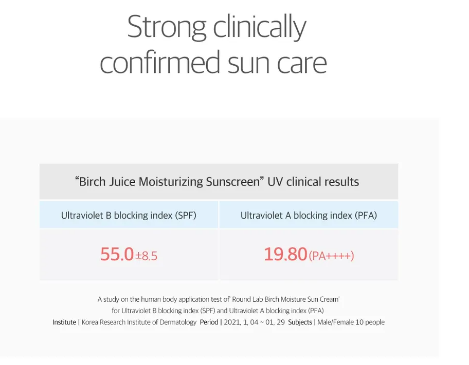 ROUND LAB - Protector Solar Birch Juice Moisturizing Sunscreen SPF 50+ PA++++ (50ml)