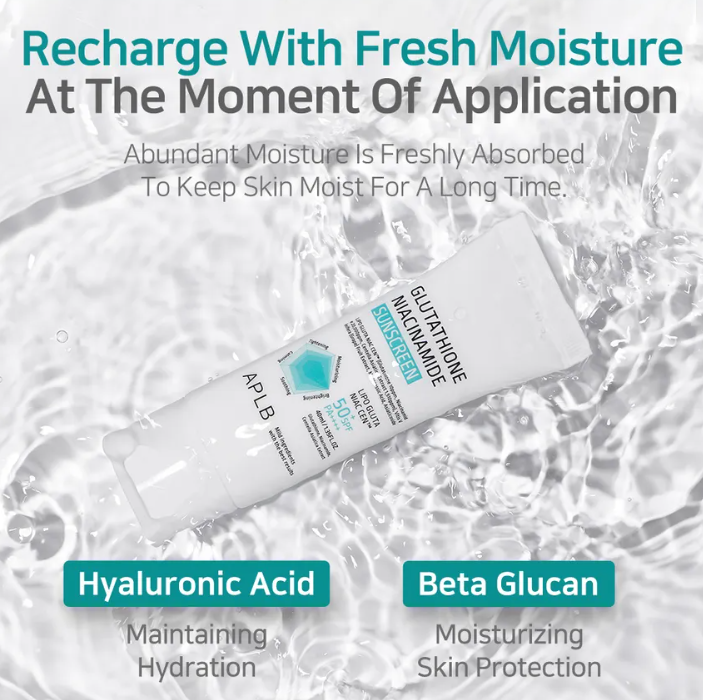 APLB Protector Solar con Glutatión y Niacinamida SPF50+ PA++++ [prt-245]