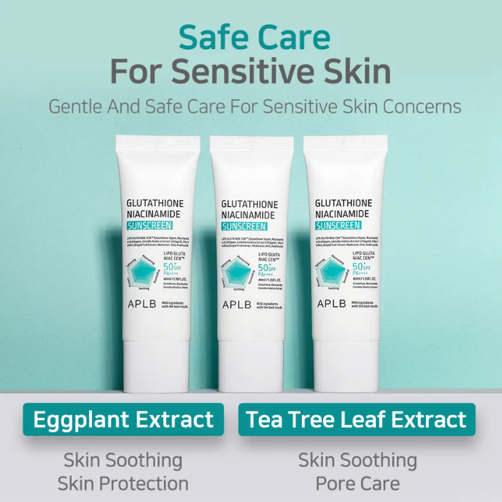 APLB Protector Solar con Glutatión y Niacinamida SPF50+ PA++++ [prt-245]