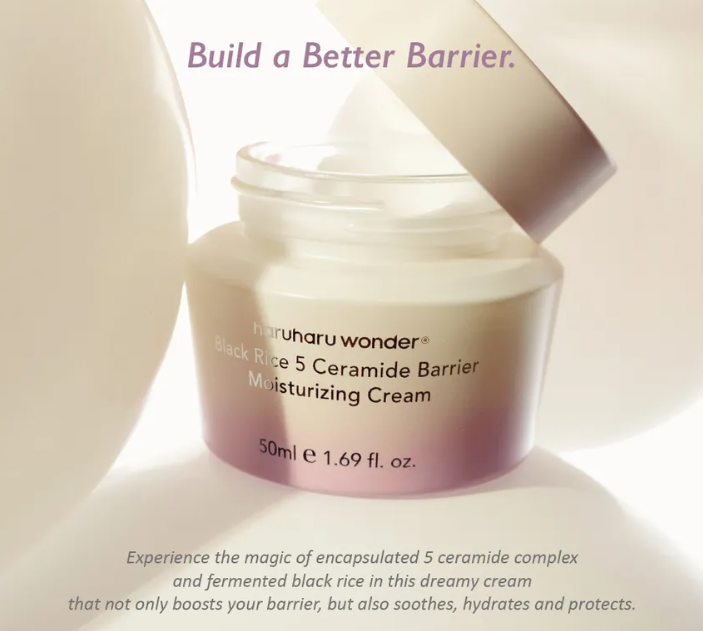 Haruharu Wonder Black Rice 5 Ceramide Barrier Moisturizing Cream – Crema Hidratante Vegana con Ceramidas [prt-247]