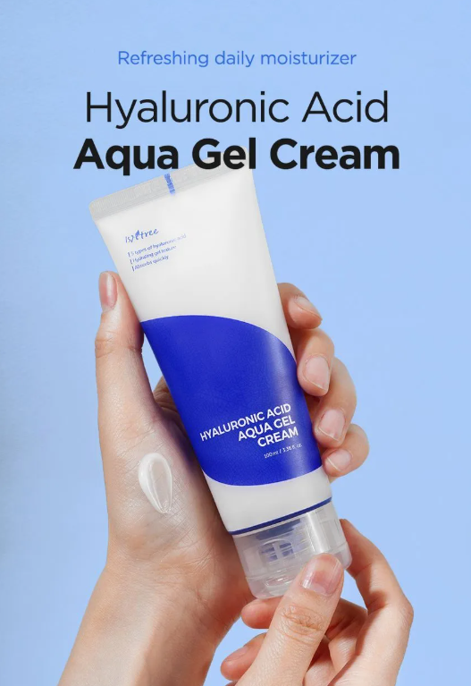 Isntree Hyaluronic Acid Aqua Gel Cream - Crema en Gel Hidratante con 5 Ácidos Hialurónicos – Hidratación Ligera para Piel Grasa y Mixta [prt-249]