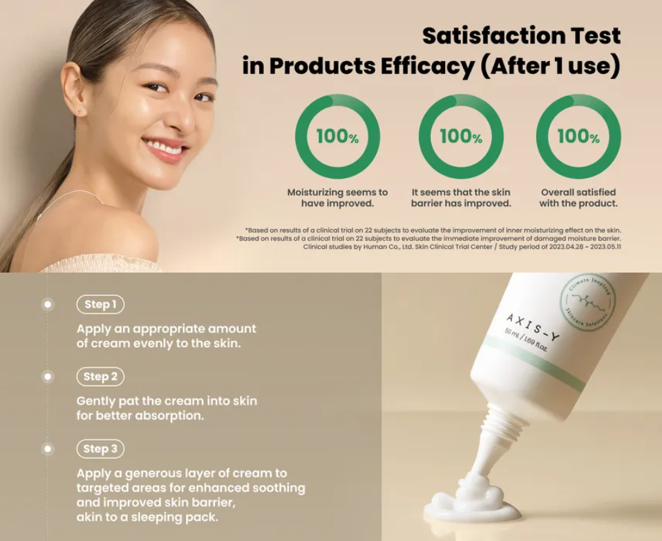 AXIS-Y Panthenol 10 Skin Smoothing Shield Cream – Crema con 10% de Pantenol y TECA [prt-251]