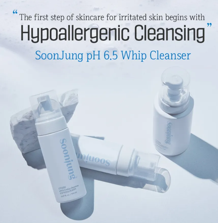 ETUDE – Soon Jung Whip Cleanser - Limpiador (150ml)