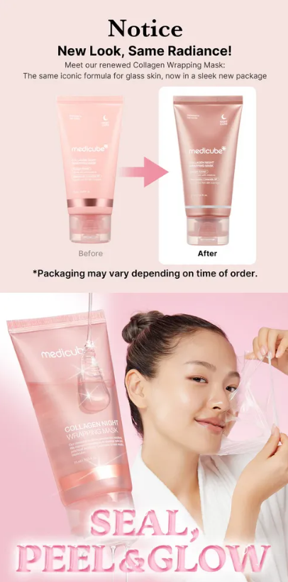 Medicube – Mascarilla Envolvente Nocturna de Colágeno (Collagen Night Wrapping Mask)