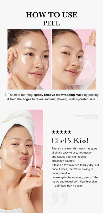 Medicube – Mascarilla Envolvente Nocturna de Colágeno (Collagen Night Wrapping Mask)