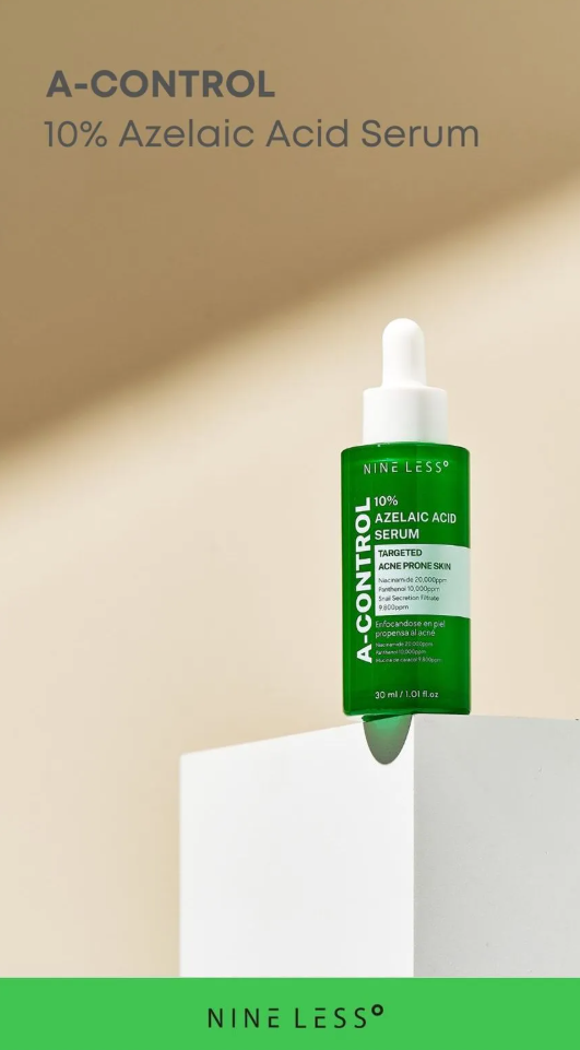 NINELESS – Sérum de Ácido Azelaico A-Control 10% Azelaic Acid Serum (30ml)