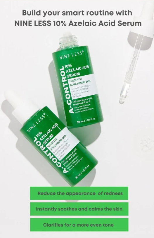 NINELESS – Sérum de Ácido Azelaico A-Control 10% Azelaic Acid Serum (30ml)