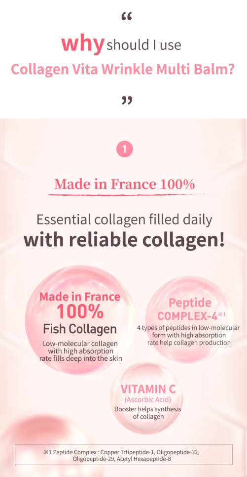 MACQUEEN – Bálsamo Facial Collagen Vita Wrinkle Multi Balm (10 g)