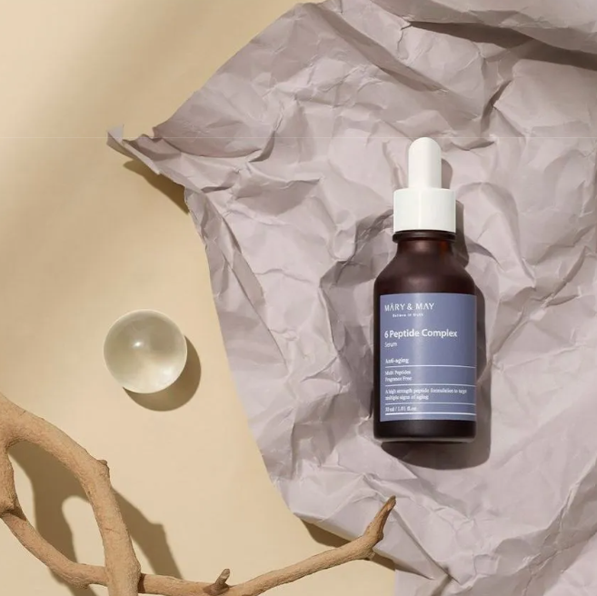 Mary&May – Sérum Facial 6 Peptide Complex | Firmeza, Hidratación y Anti-Edad