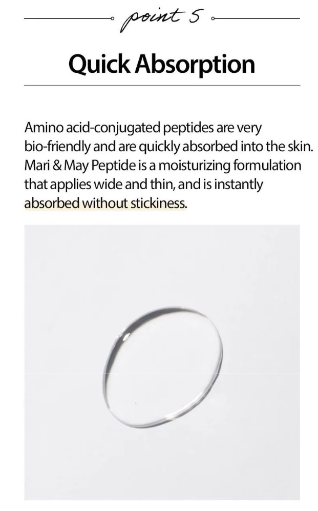 Mary&May – Sérum Facial 6 Peptide Complex | Firmeza, Hidratación y Anti-Edad