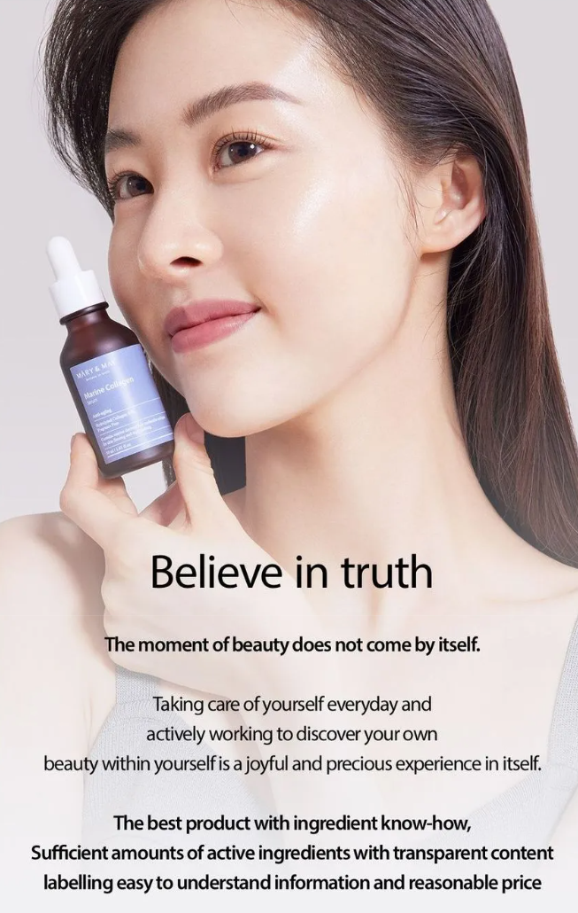 Mary&May – Sérum Facial 6 Peptide Complex | Firmeza, Hidratación y Anti-Edad