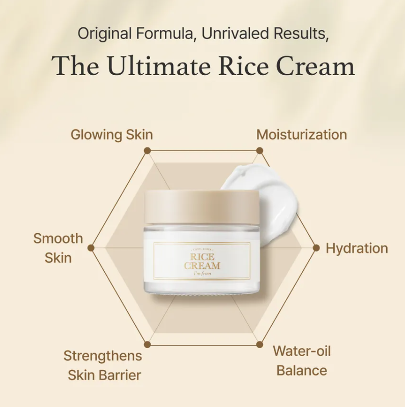 I'm From – Crema Facial de Arroz (Rice Cream) 50gr