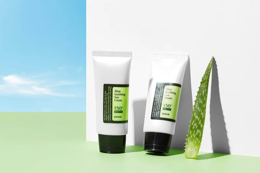 COSRX - Aloe Soothing Sun Cream SPF50+ PA+++ (50ml) – Protector solar hidratante con aloe vera