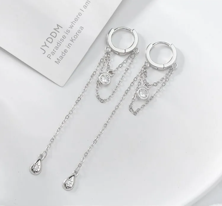 Aretes Colgantes Paradise (plata 925) [prt-78]