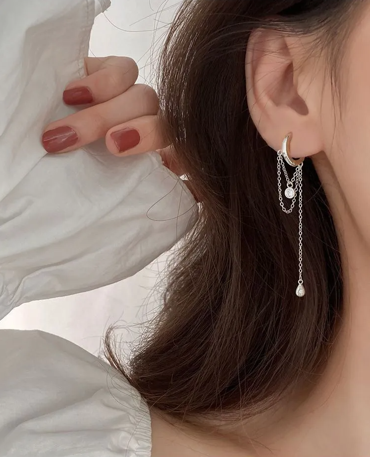 Aretes Colgantes Paradise (plata 925) [prt-78]