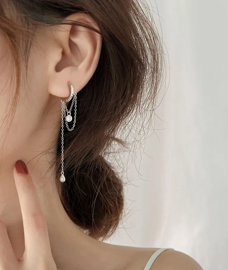 Aretes Colgantes Paradise (plata 925) [prt-78]