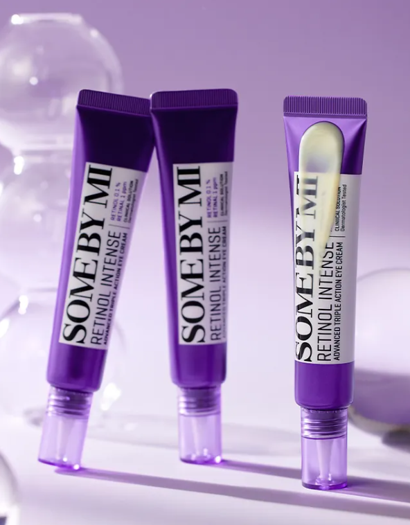 SOME BY MI Retinol Intense Advanced Triple Action Eye Cream (30ml) – Contorno de Ojos Anti Edad Iluminador