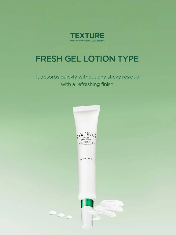 SKIN1004 Madagascar Centella Tea-Trica Spot Cream (20ml) – Tratamiento Anti Acné Calmante