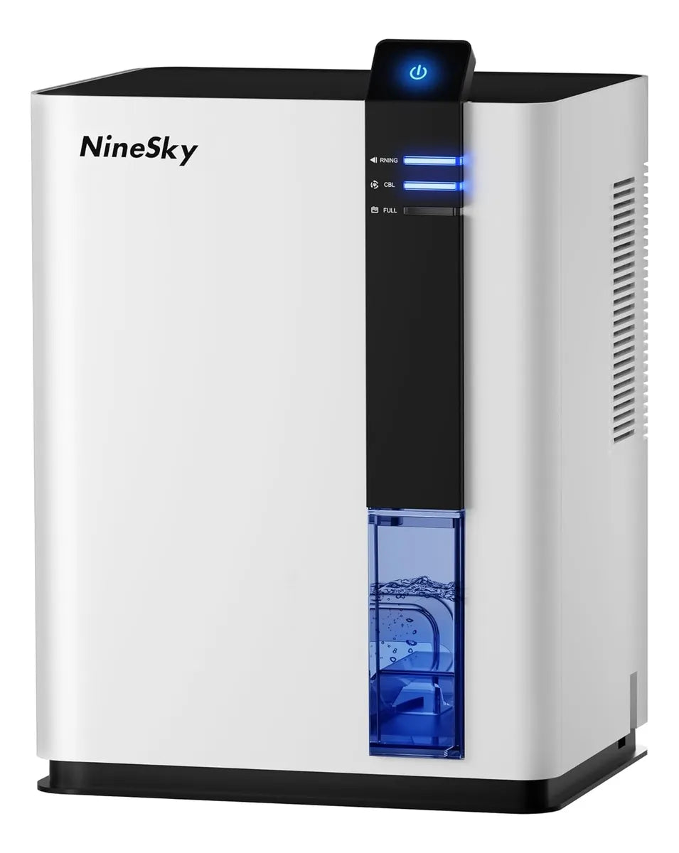 Deshumidificador Ninesky H2 – 2.9 L, Cobertura 74 m², Tanque Extraíble, Apagado Automático [prt-121]