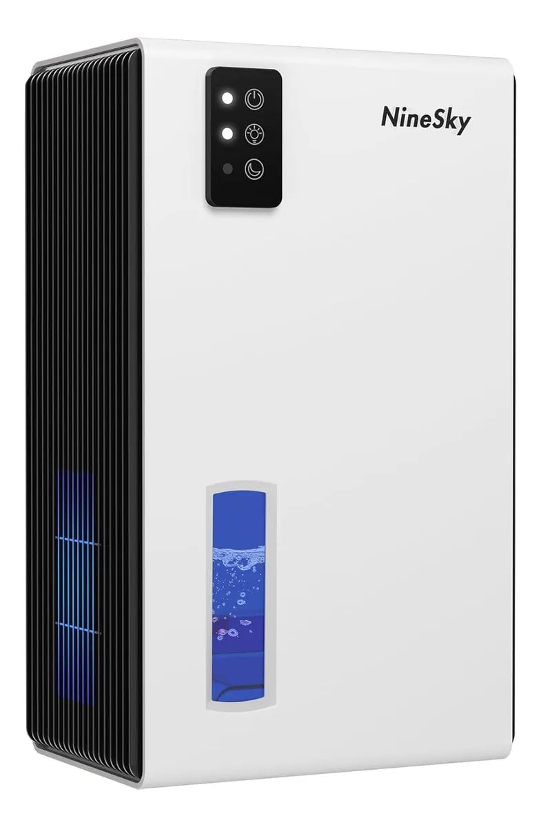 Deshumidificador Ninesky CT2 - Tanque de 2.8L (95oz), Cobertura 92 m², Apagado Automático [prt-139]