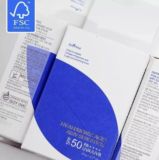 Isntree - Protector Solar en Barra con Ácido Hialurónico Hyaluronic Acid Airy Sun Stick