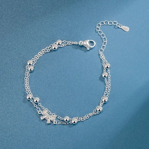 Pulsera Lazo Glow (plata 925) [prt-146]
