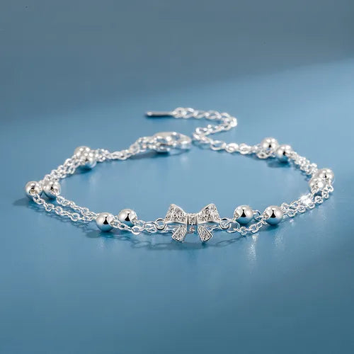 Pulsera Lazo Glow (plata 925) [prt-146]