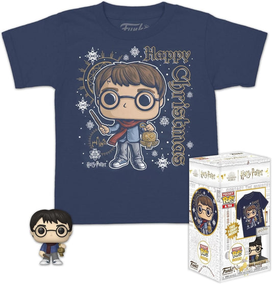 Funko Pocket Pop! & Polo: Harry Potter Navideño, para Niños Talla XS