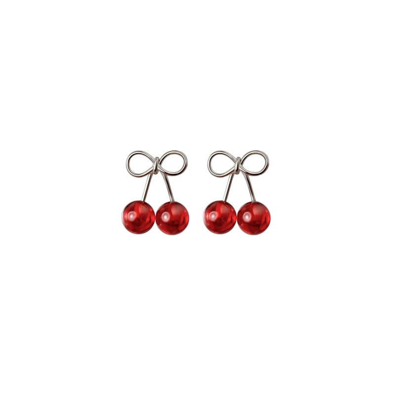 Aretes Cherry Crystal (plata 925) [prt-167]