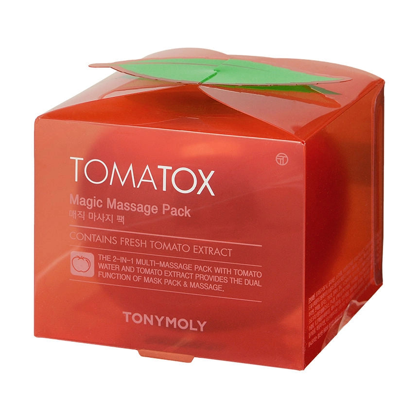 TONYMOLY Tomatox Magic Massage Pack (80g) – Mascarilla iluminadora y detox con extracto de tomate