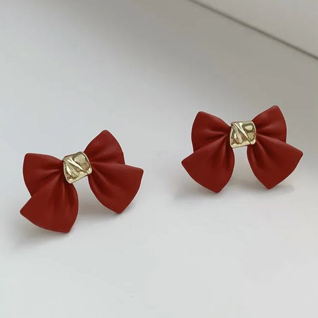 Aretes Moños Chic (plata 925) [prt-154]
