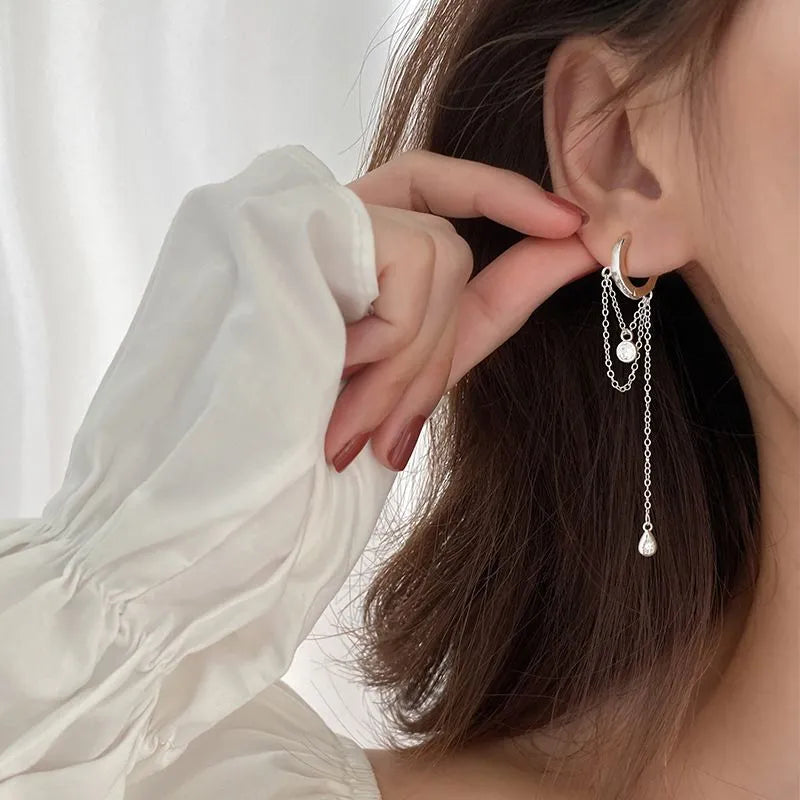 Aretes Colgantes Paradise (plata 925) [prt-78]