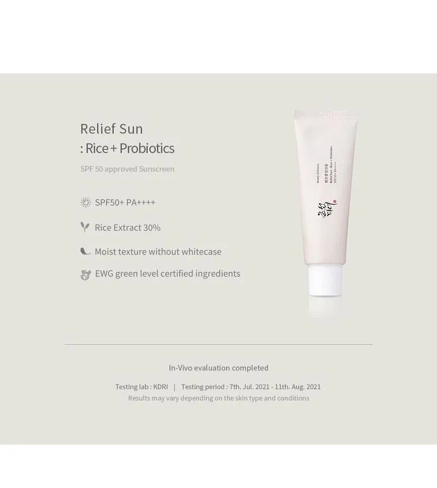 Beauty of Joseon - Protector Solar Relief Sun SPF50+ PA++++ 50ml [prt-42]
