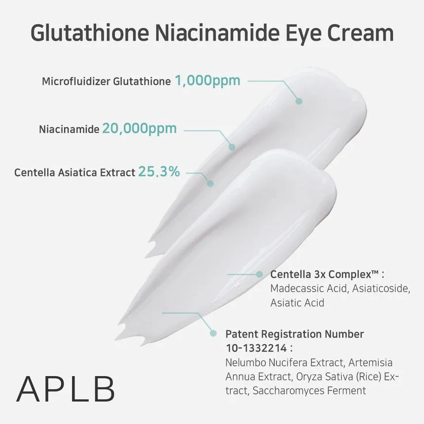 APLB - Crema Contorno de Ojos Glutathione Niacinamide Eye Cream [20ml]