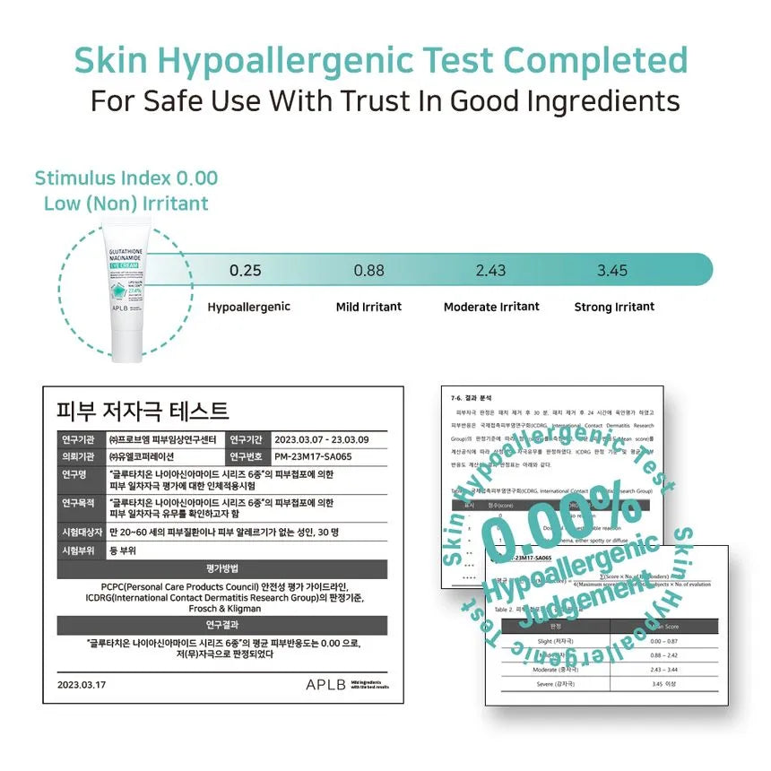 APLB - Crema Contorno de Ojos Glutathione Niacinamide Eye Cream [20ml]