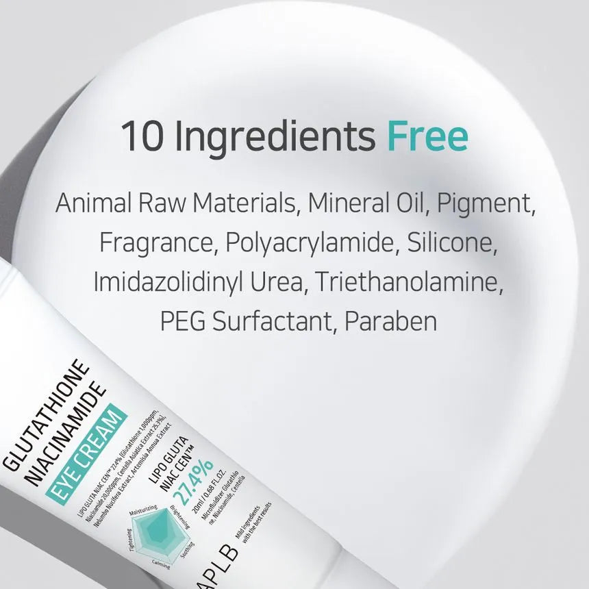 APLB - Crema Contorno de Ojos Glutathione Niacinamide Eye Cream [20ml]