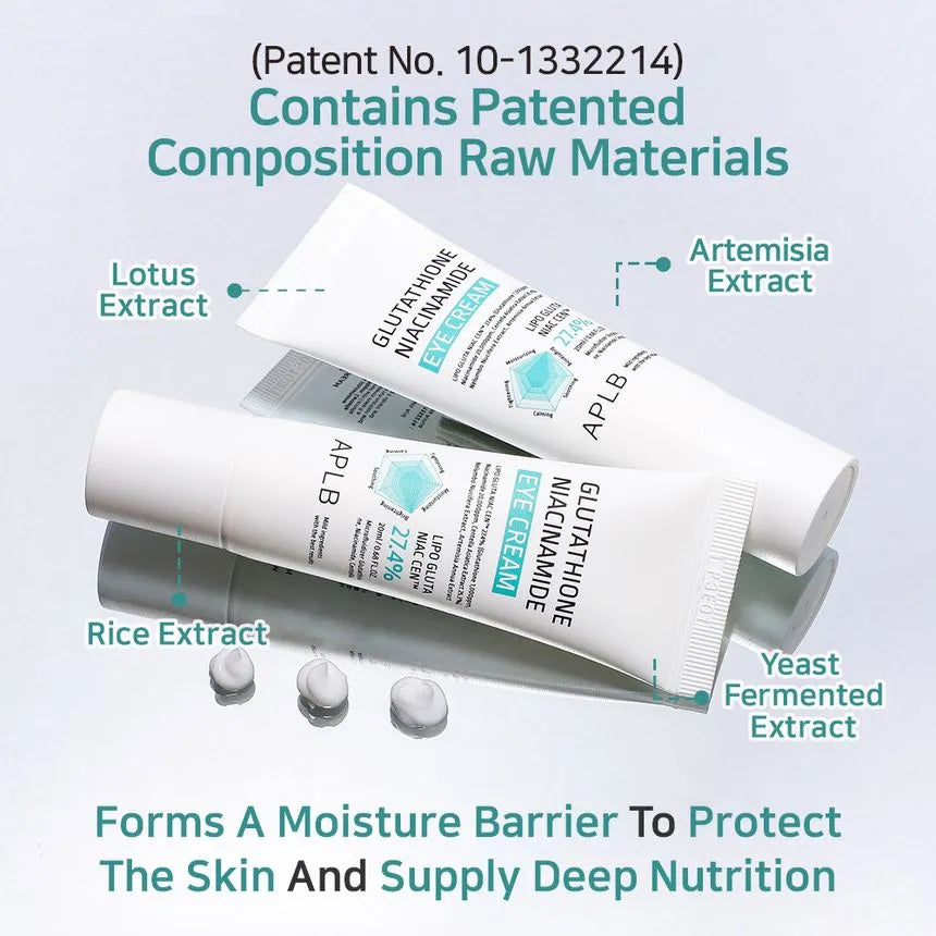 APLB - Crema Contorno de Ojos Glutathione Niacinamide Eye Cream [20ml]