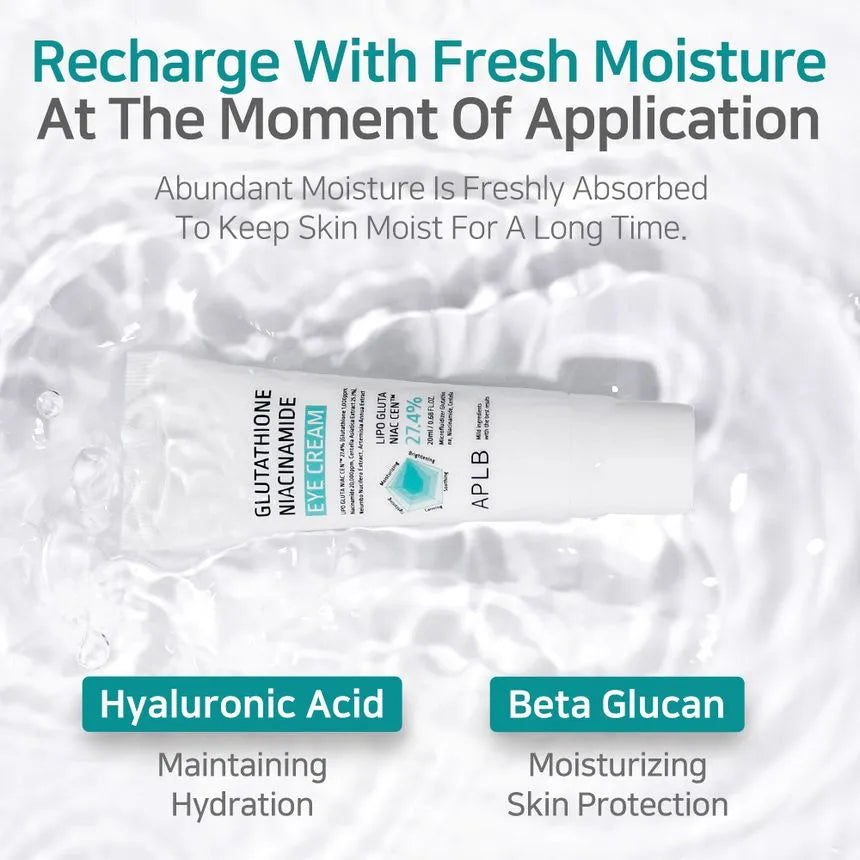 APLB - Crema Contorno de Ojos Glutathione Niacinamide Eye Cream [20ml]