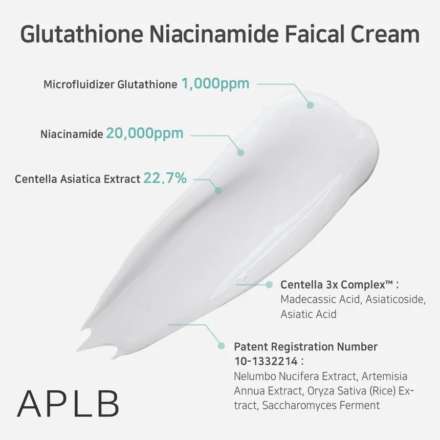 APLB - Crema Facial Glutathione Niacinamide Facial Cream (55ml)