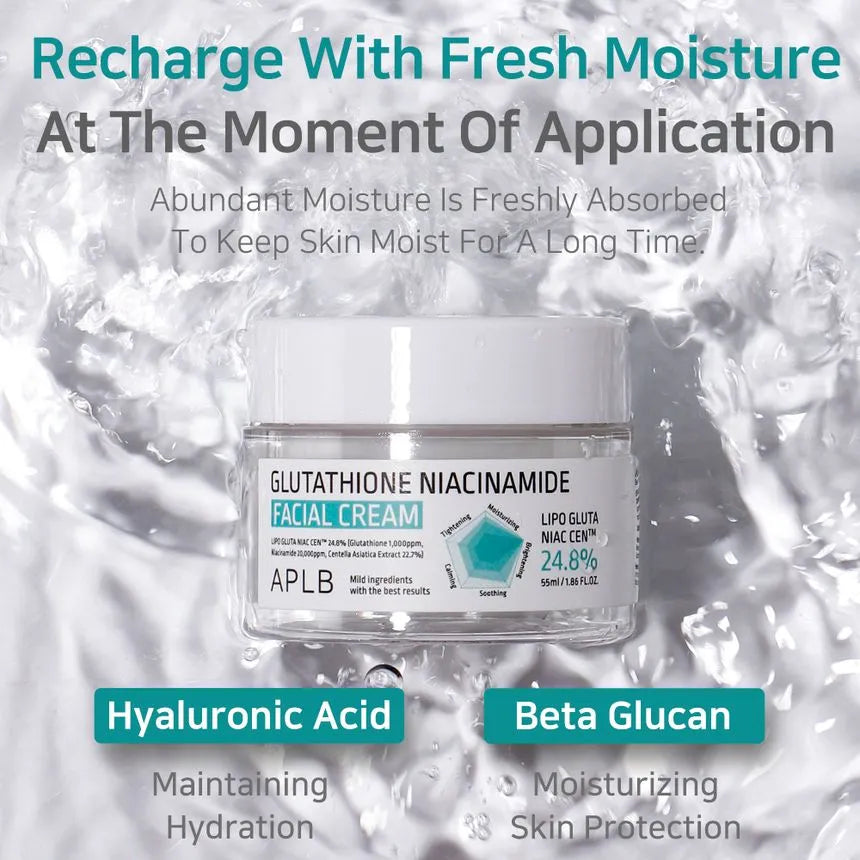 APLB - Crema Facial Glutathione Niacinamide Facial Cream (55ml)