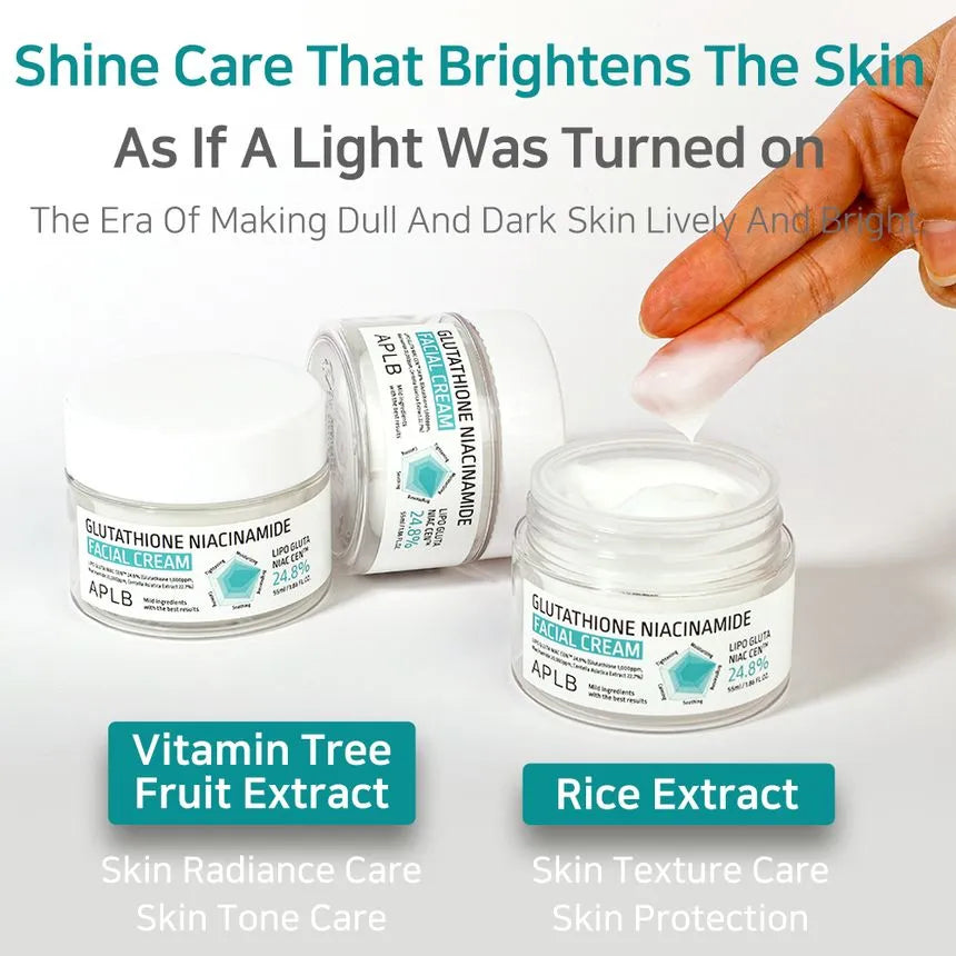 APLB - Crema Facial Glutathione Niacinamide Facial Cream (55ml)