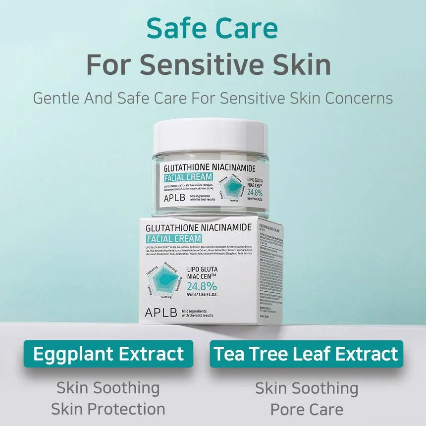 APLB - Crema Facial Glutathione Niacinamide Facial Cream (55ml)