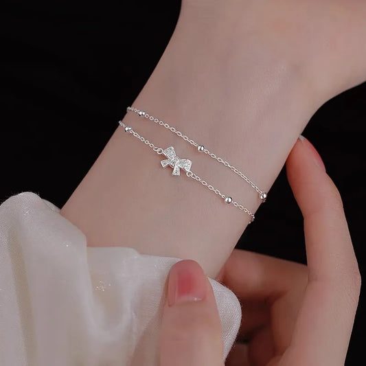 Pulsera Lazo Glow (plata 925) [prt-146]