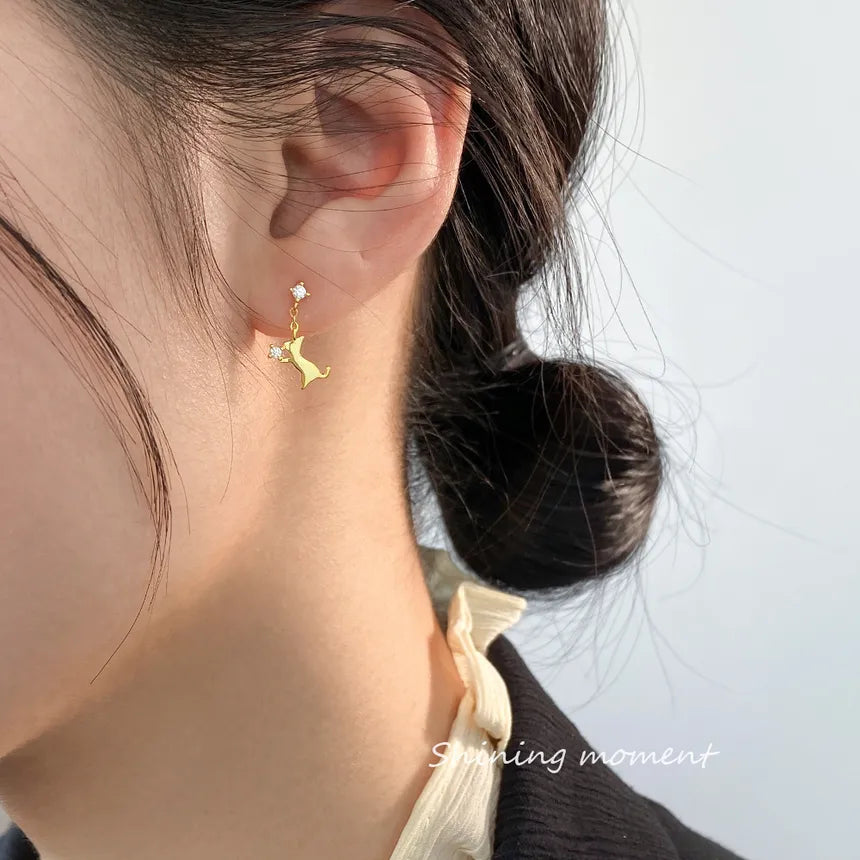 Aretes Magia Gatuna (plata 925) [prt-92]