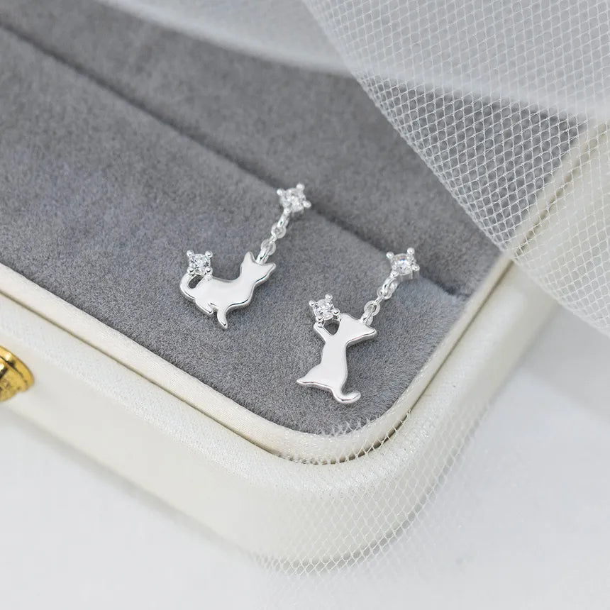 Aretes Magia Gatuna (plata 925) [prt-92]