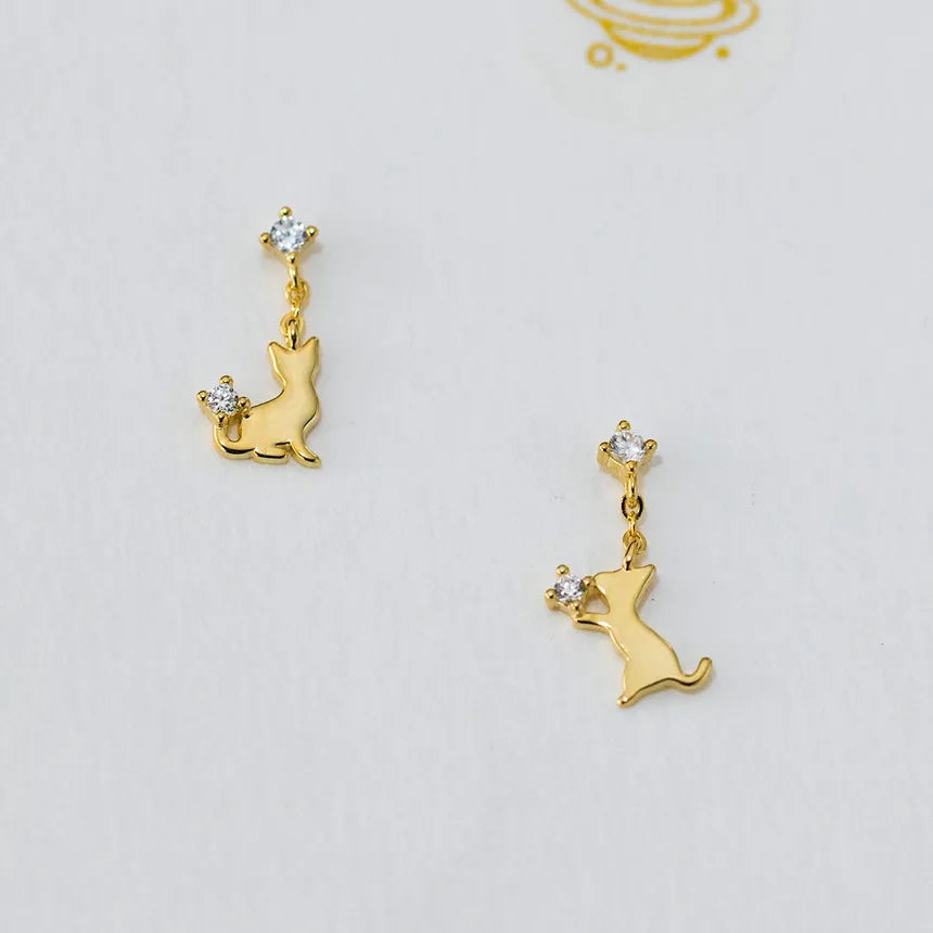 Aretes Magia Gatuna (plata 925) [prt-92]