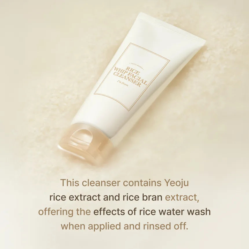 I'm from Rice Whip Facial Cleanser 150ml – Limpiador Facial con Arroz de Yeoju [prt-261]