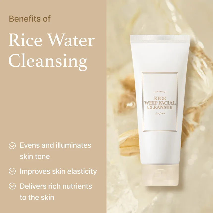 I'm from Rice Whip Facial Cleanser 150ml – Limpiador Facial con Arroz de Yeoju [prt-261]