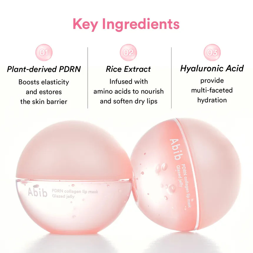 Abib PDRN Collagen Lip Mask Glazed Jelly – Mascarilla Labial