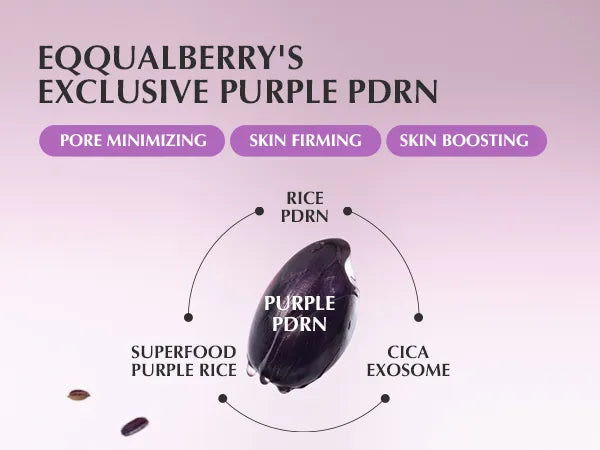 EQQUALBERRY Purple PDRN Pore Minimizing Serum – Sérum Minimizador de Poros con PDRN Morado [prt-246]